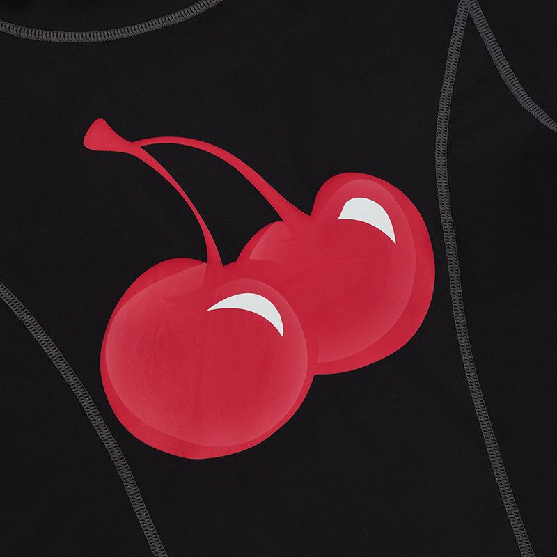 BIG CHERRY CROP RASHGUARD [BLACK]