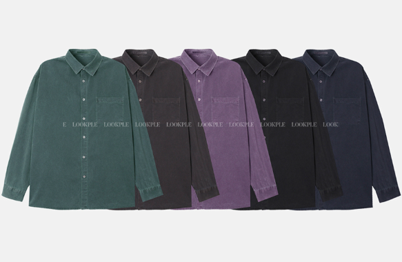 Wonderant Overfit Maximum One Pocket Pigment Shirt