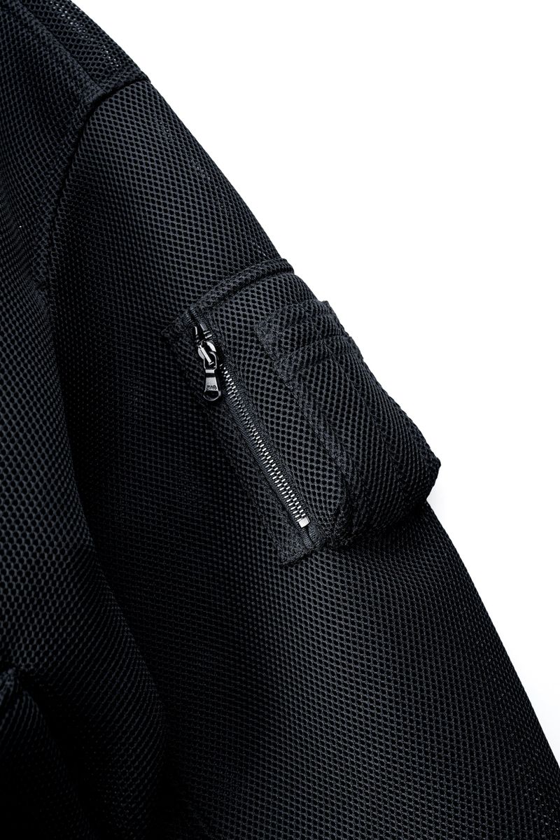 Net Bomber Jacket