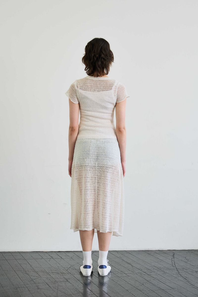 WITTY KNIT ONE-PIECE / IVORY