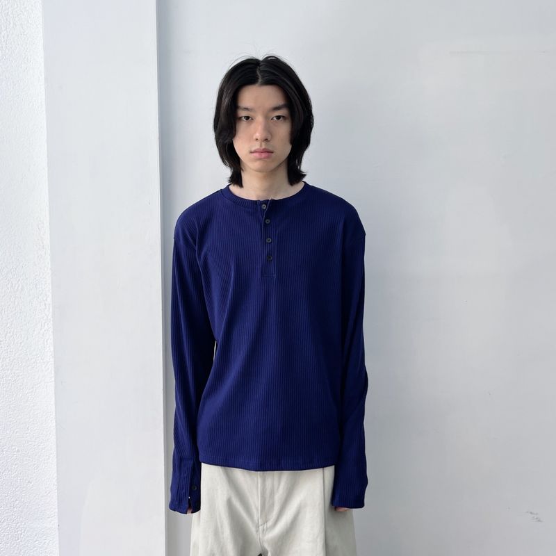 FADE MEET（フェードミート）の「リブド ヘンリートップ（トップス）」