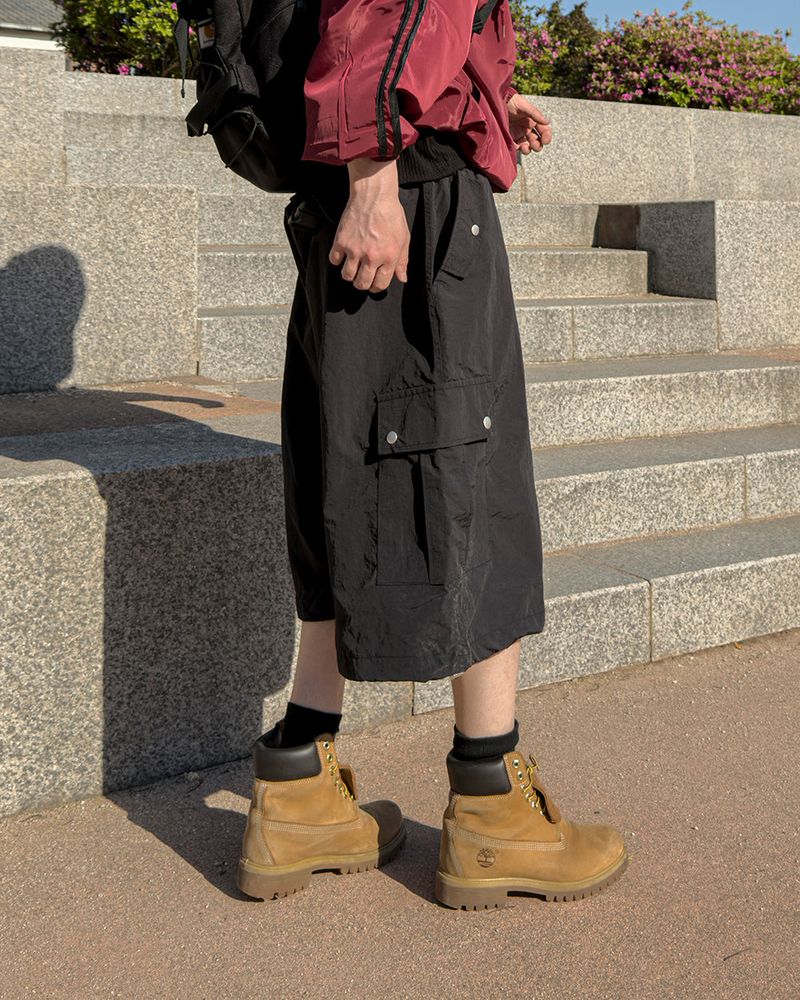 Kelt Nylon Cargo Bermuda Pants