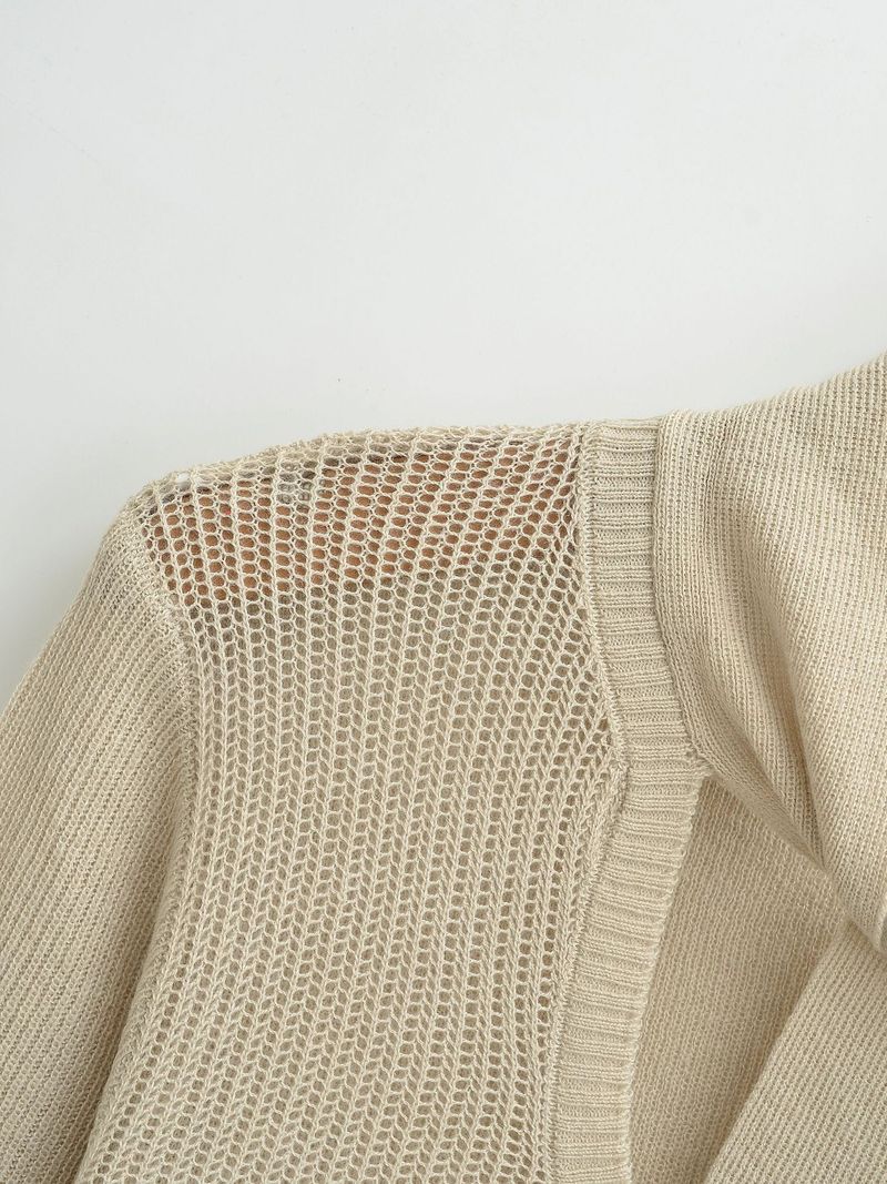Selene Sheer Rib Scarf Knit