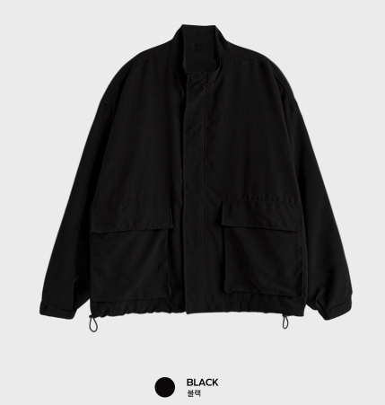 Decrab Washed Light Overfit Night Jacket