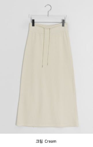 Oha Banding Color Long Skirt