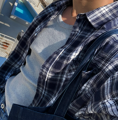 Kuiper Overfit Simple Pocket Check Shirt