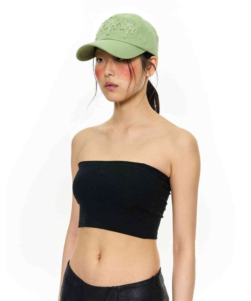 Dripping Patch Ball Cap _ Green