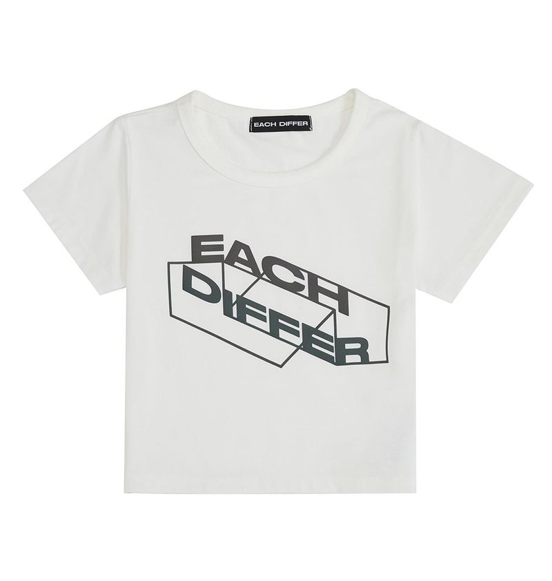 REFLECTIVE CROP T-SHIRT_WHITE