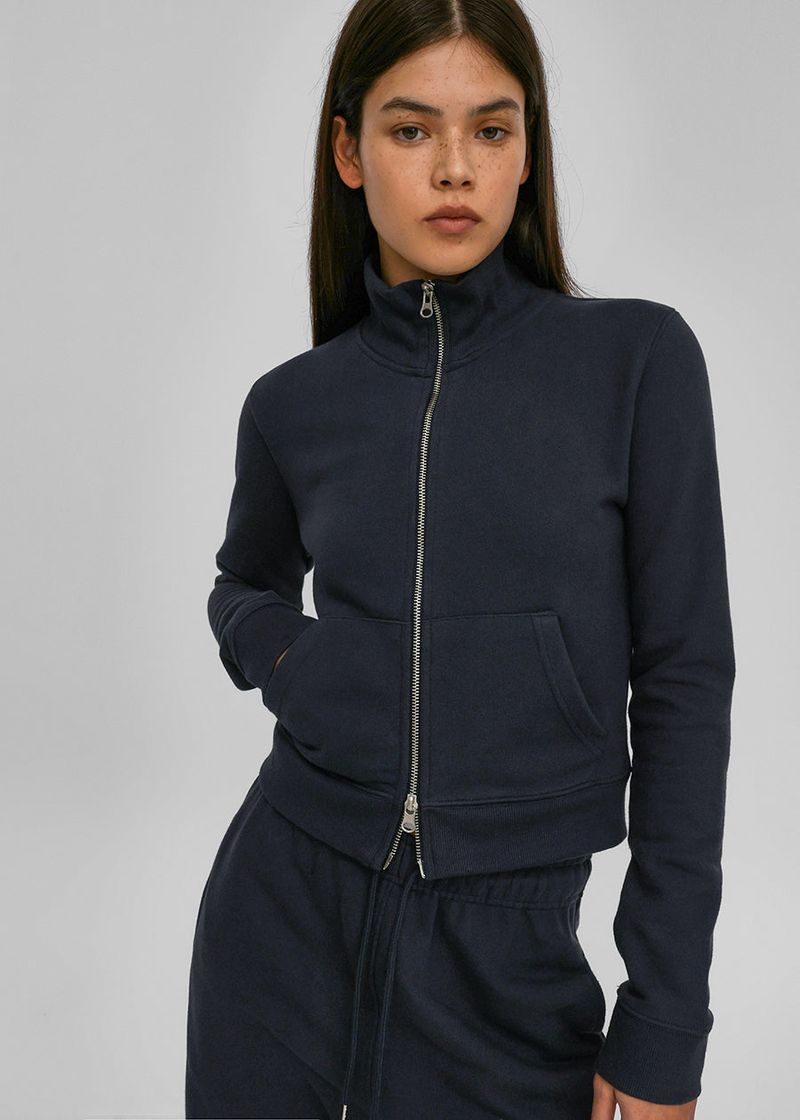 BLACKUP（ブラックアップ）の「[B-BASIC] Heavy Cotton High Neck Zip-up（Tops）」