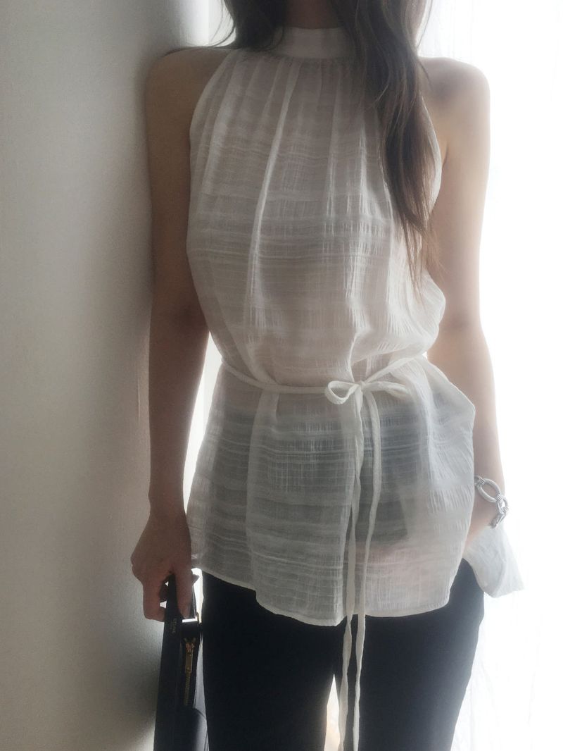 Remember halter blouse