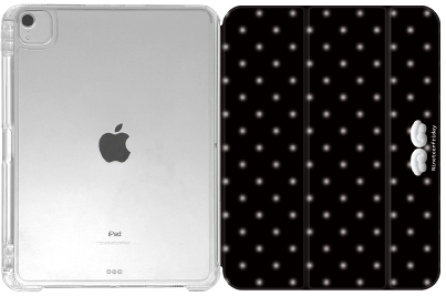 3D Angel Wing Dot Pattern iPad Cover Case