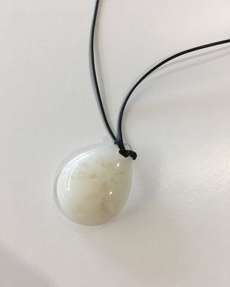 Homaika round cut necklace (2color)