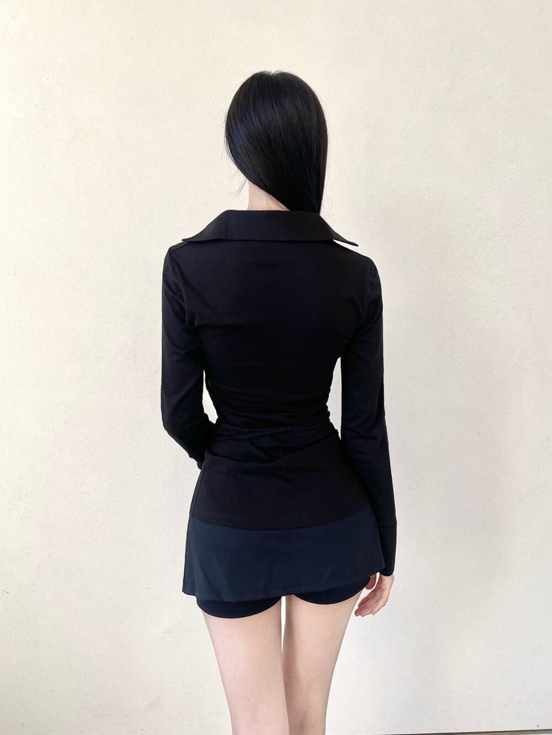 1046. Core string charm mini sk leggings (2color)