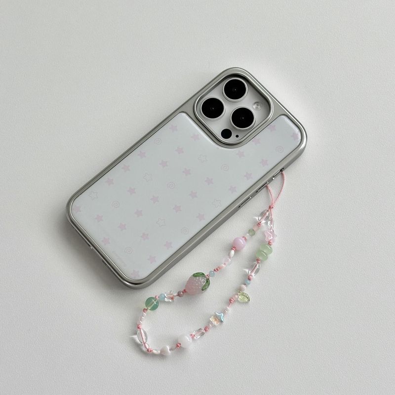 [epoxy] swirl star case - pink