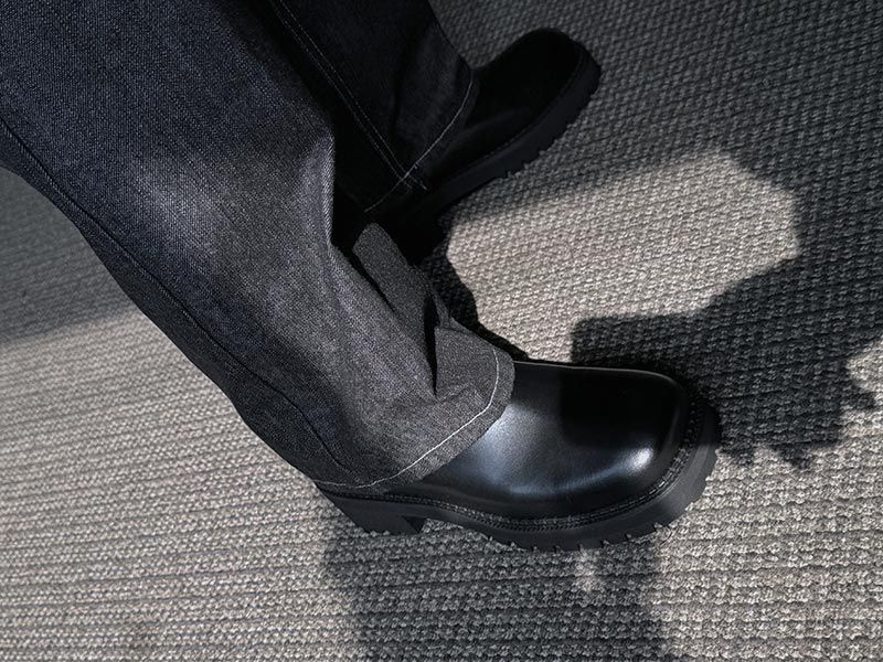 ASCLO Square Toe Ankle Boots