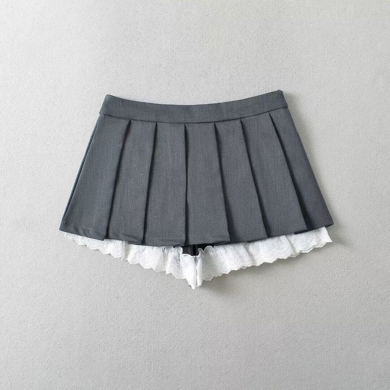 Rovia Lace Pleat Skirt