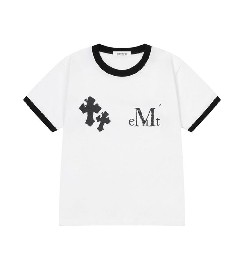 MUCENT(ムセント)の「ROVIO CROSS CRACK LOGO RINGER HALF T(Tops)」