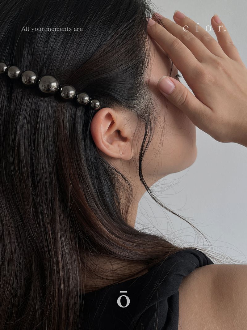 Hair Pin Silver Ball _ SV