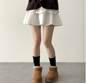 Bipol Golden Flare Cancanminiskirt