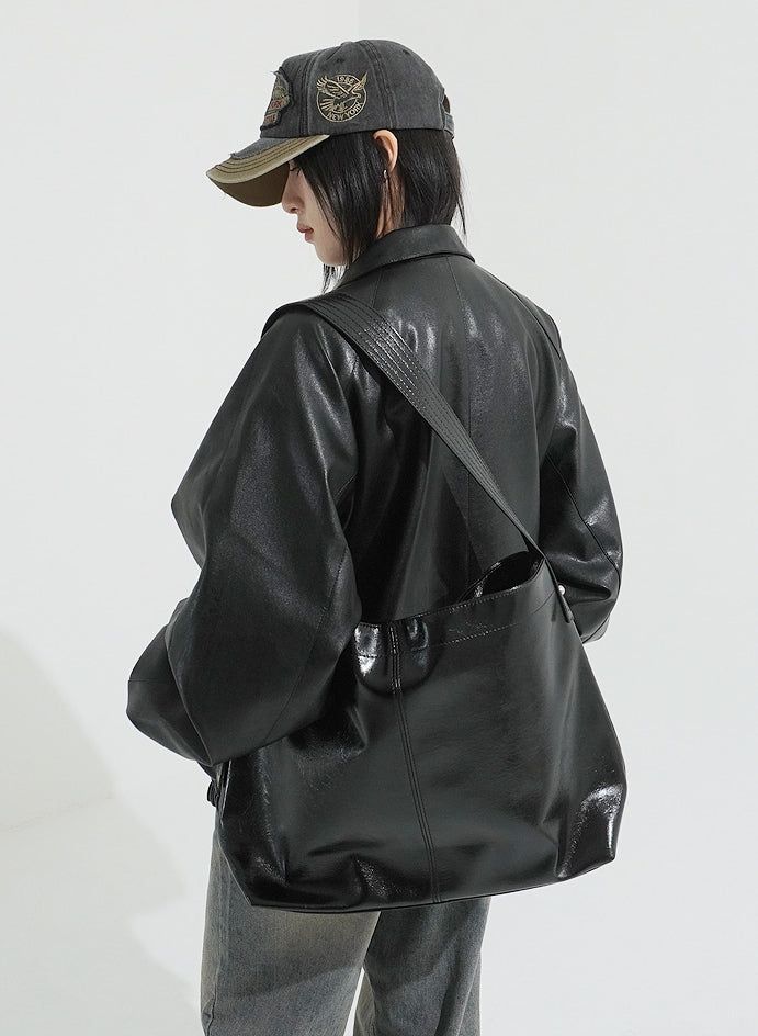 Camu wide strap shouder bag