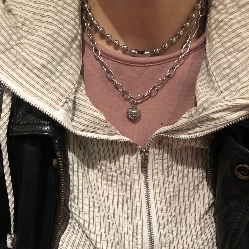 heart chain necklace