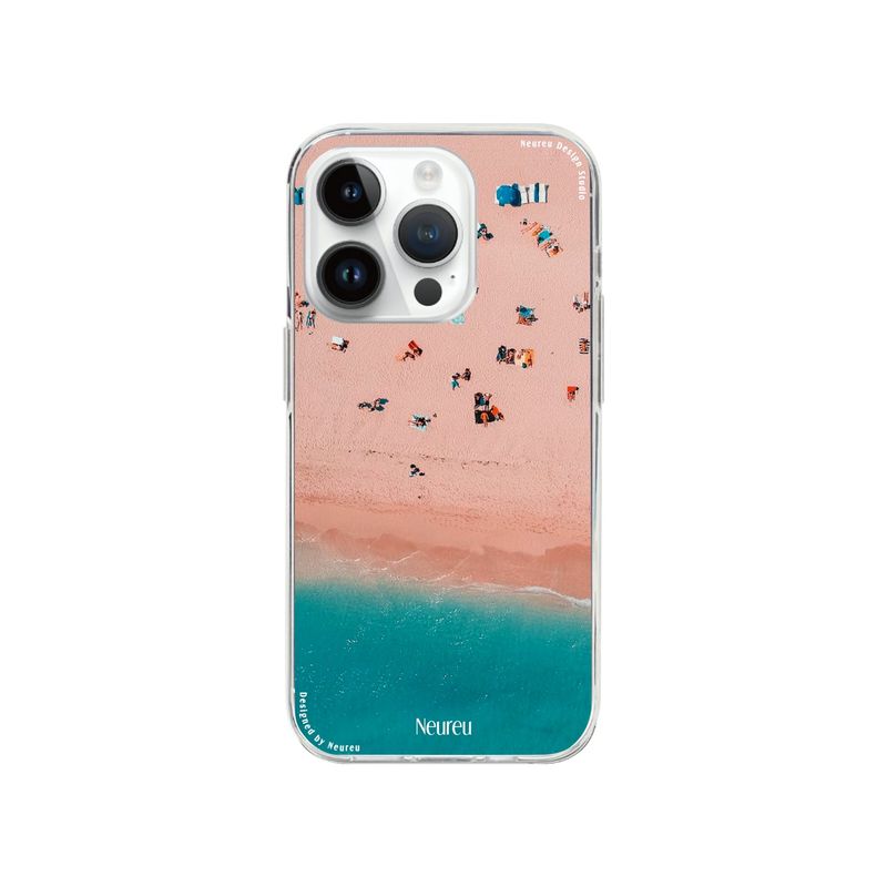 Neureu Studio（ニュールースタジオ）の「ピーチブラウンサンド携帯ケース（スマホグッズ/小物）」