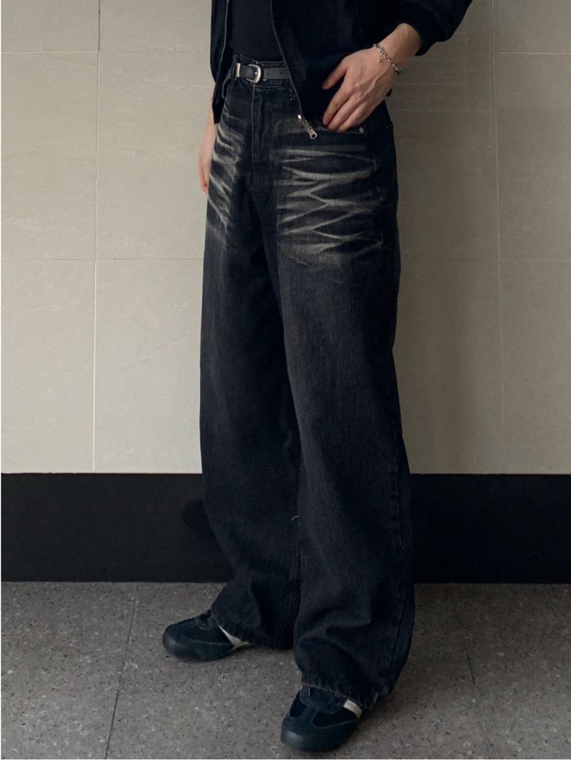 Double Gato Wide Denim Pants