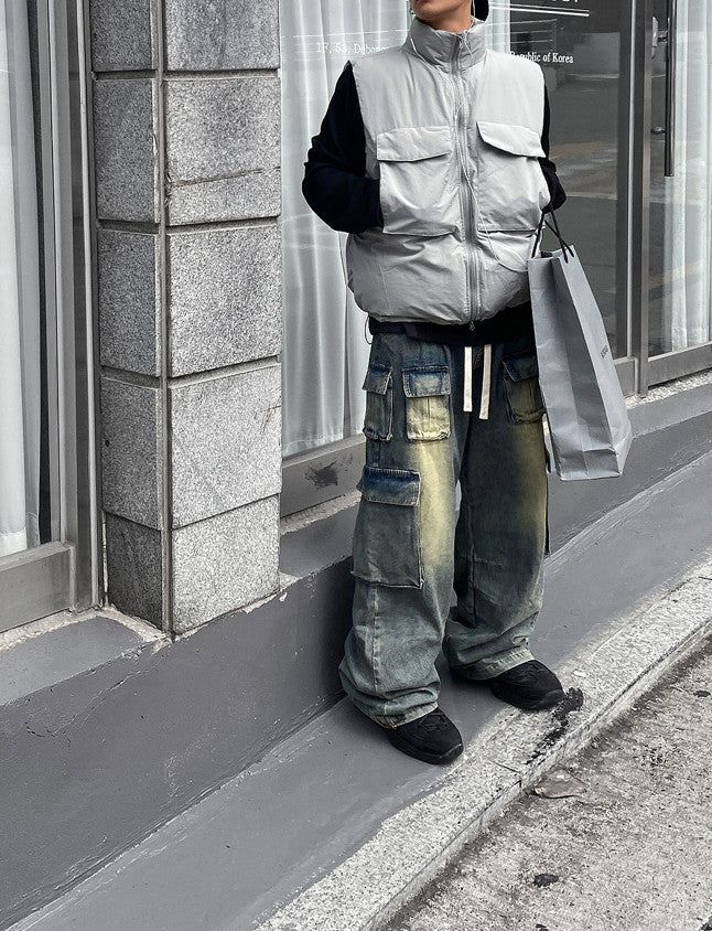 No.0413 F padding VEST (3color)