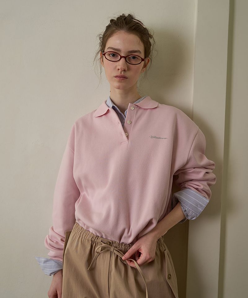 WITHOUTSUMMER（ウィズアウトサマー）の「Logo pk t-shirt_pink（Tops）」
