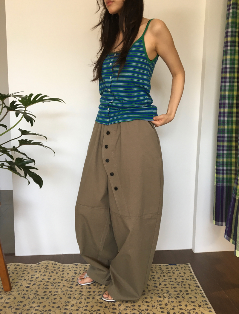 By Button Balloon Pants (2color)