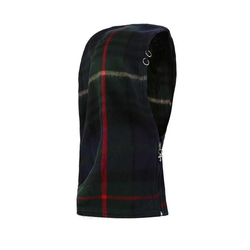 1 5 pistol check balaclava - GREEN