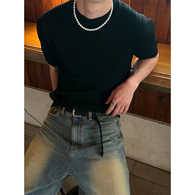 [Unisex] Pearl ball necklace
