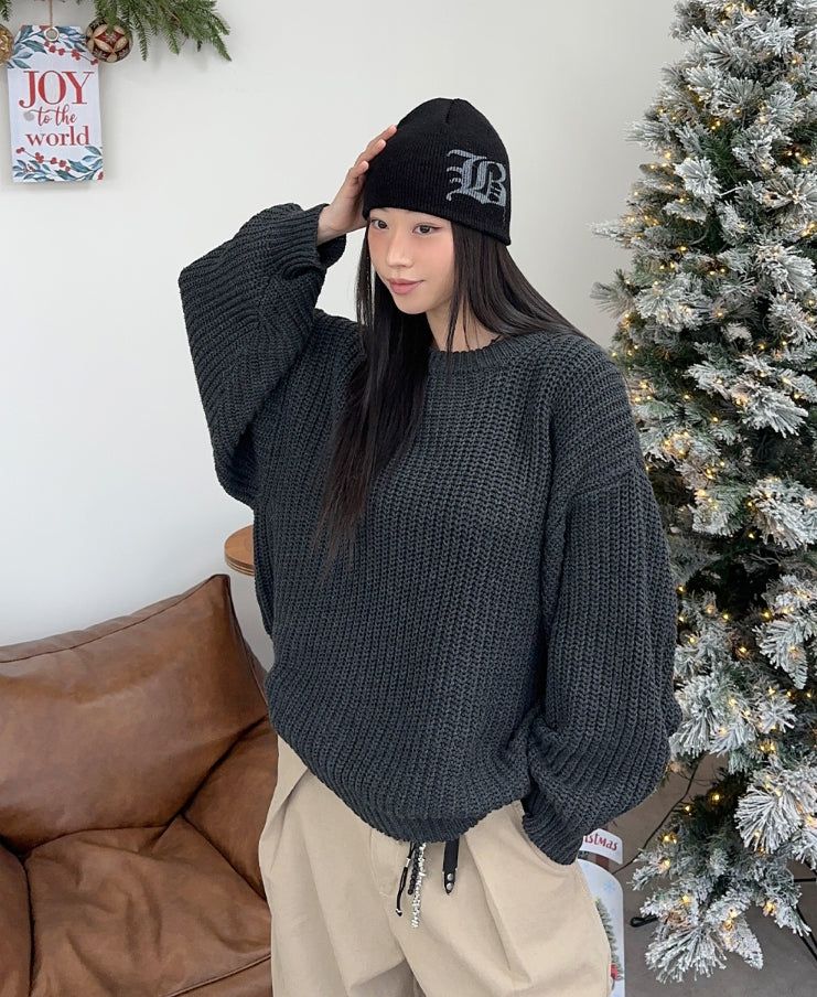 SATIIIZ（サティーズ）の「Rupel Haji Round Knit（Tops）」