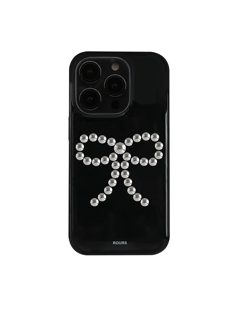 ribbon stud case (black)