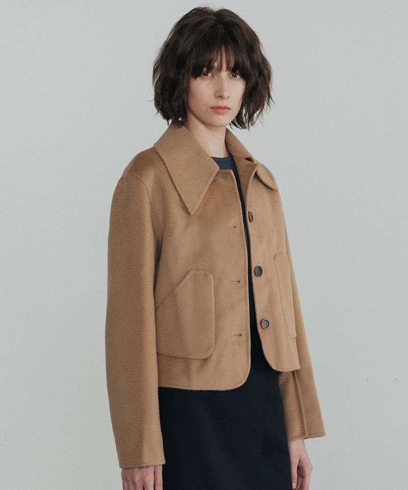 HARDCORE HAPPINESS（ハードコアハピネス）の「Handmade wool short coat_beige（Jackets/Outerwear）」