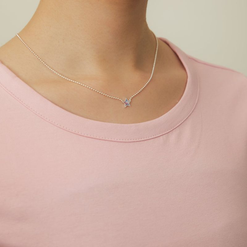 FILLOW(フィロー)の「three-colored 90's star necklace(Accessories)」