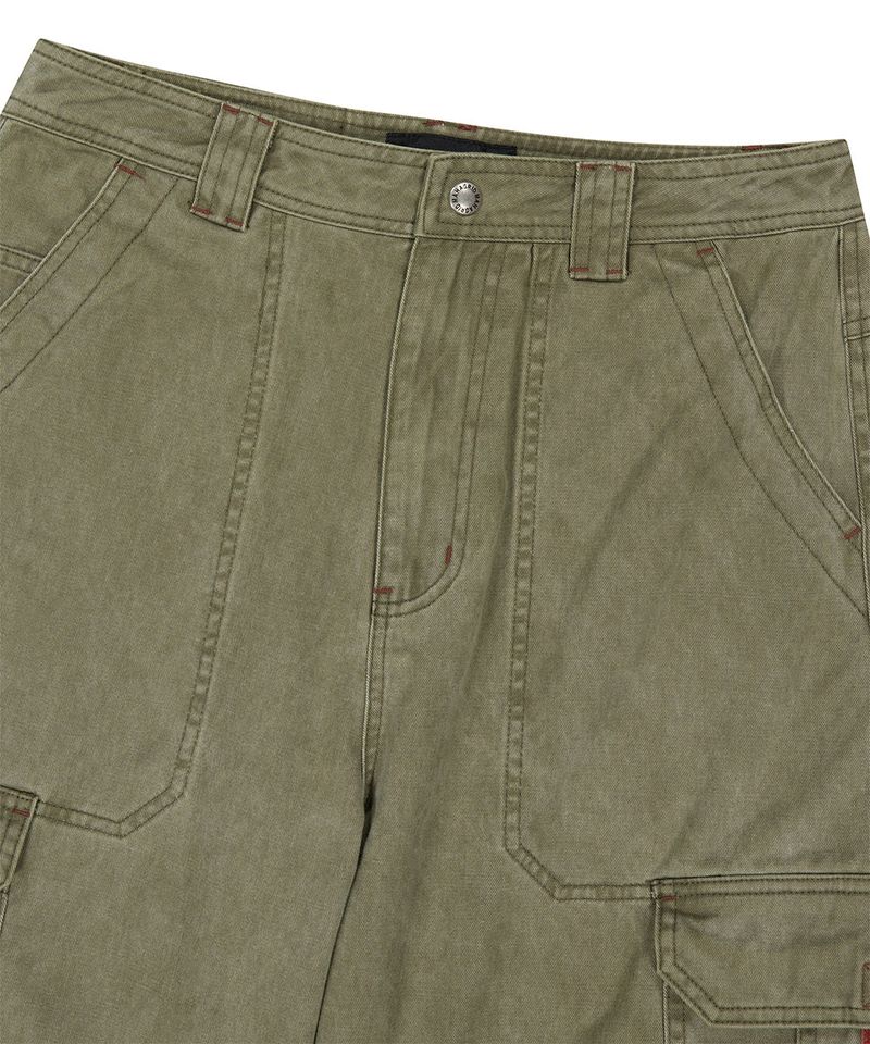 BERMUDA UTILITY CARGO SHORTS_KHAKI