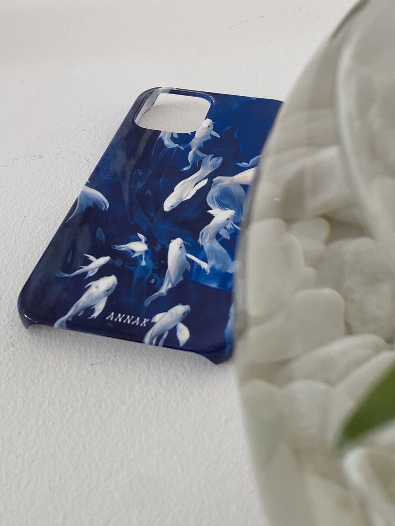 [deep ocean koi goldfish hard case]
