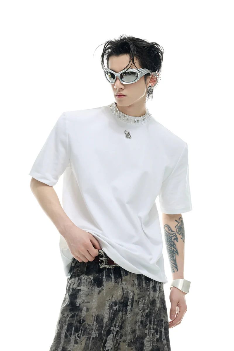 Argue Cultureの「Modal Rhinestone Pearl Tee(Tops)」