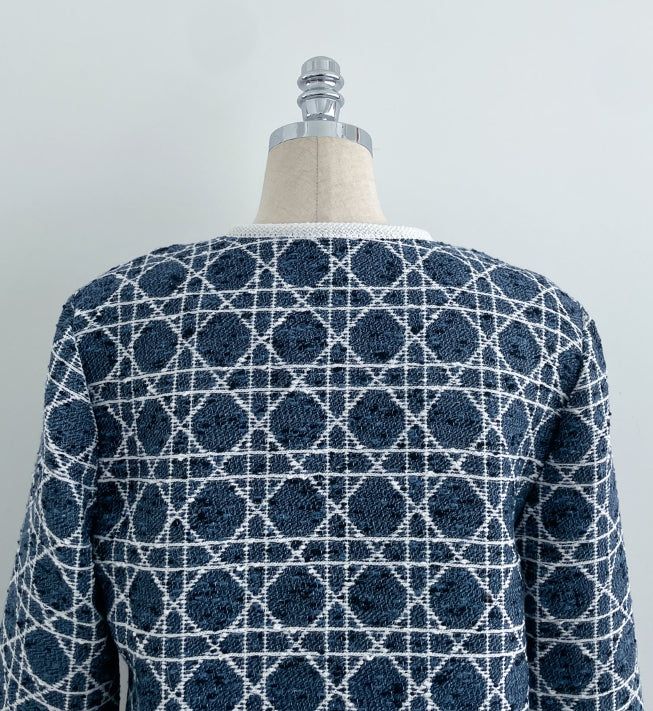 Mondel Cannage Color Matching Tweed Jacket