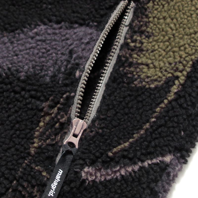 PALM LEAF FLEECE JACKET