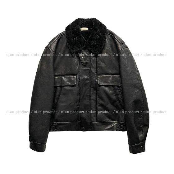 Betty Washed High Neck Buckle Mustang