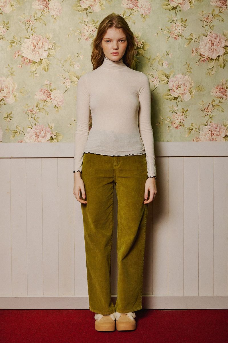 Melody Corduroy Pants [Olive]