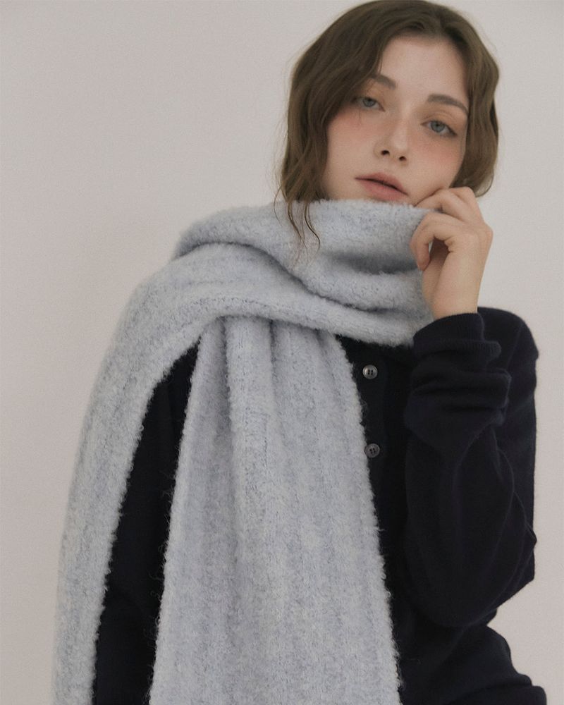 BOUCLE RIB MUFFLER [3colors]