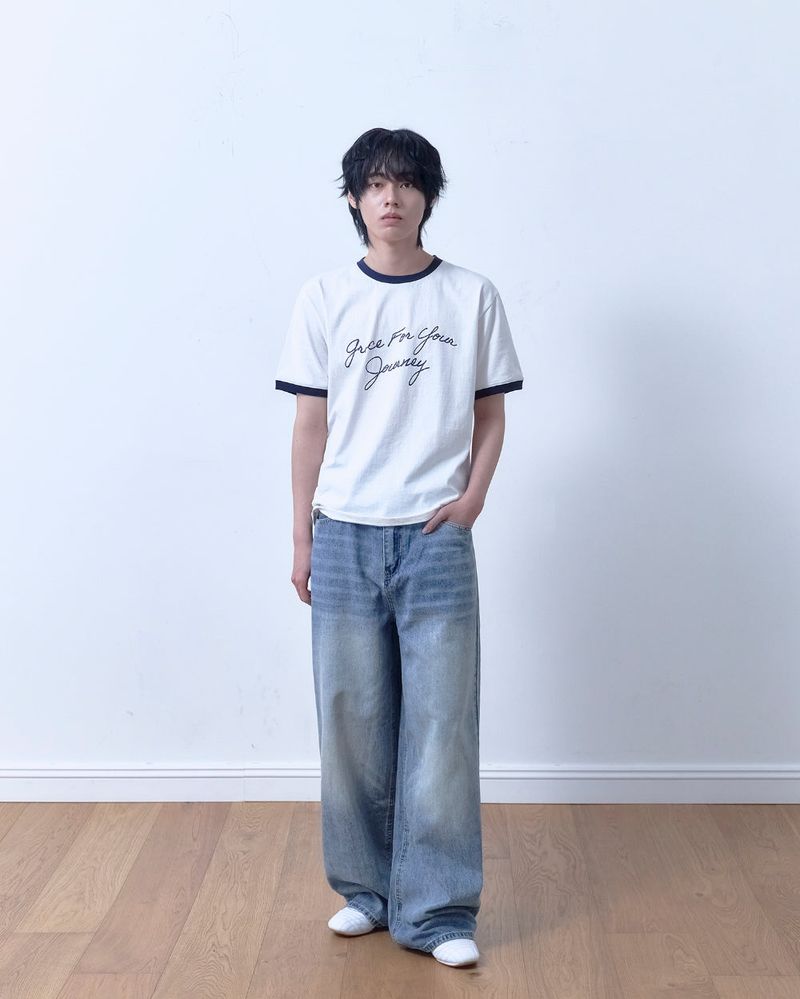 26SS★ Grace Crop Ringer Tee