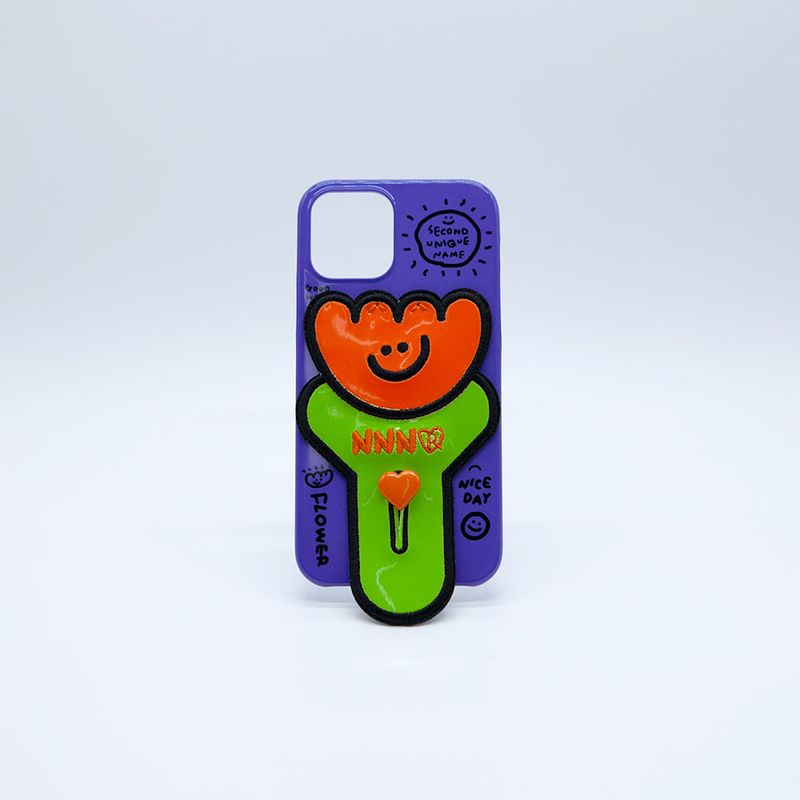 SUN CASE FLOWER PATCH MIDNIGHT PURPLE