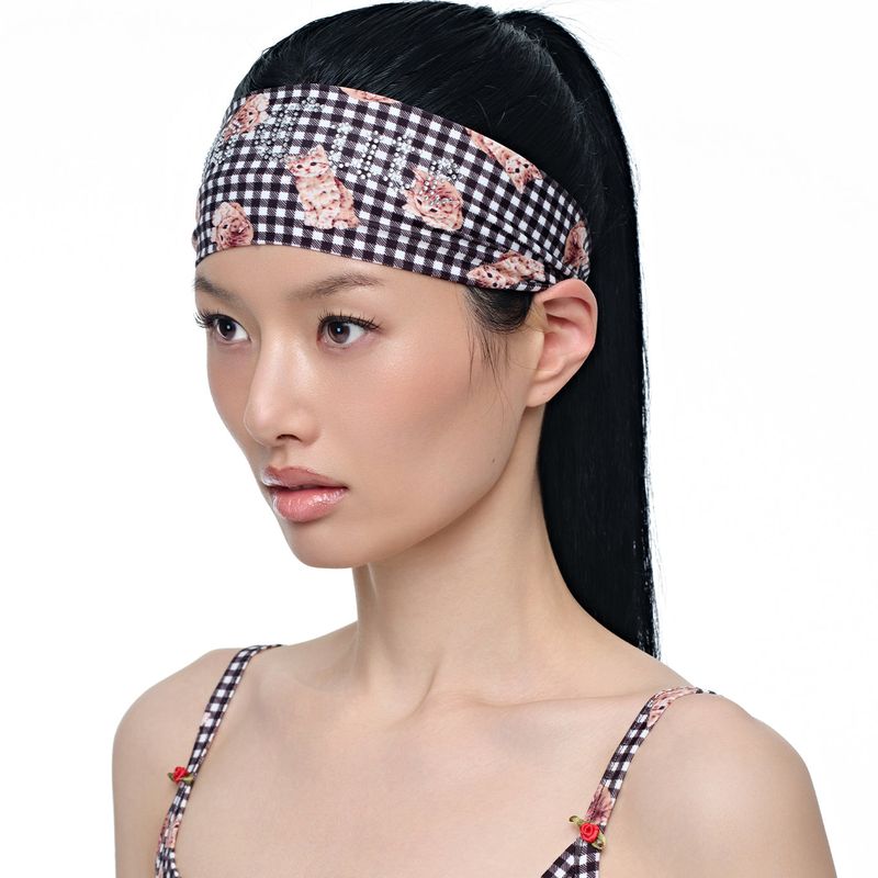 Eireve（エイレブ）の「キトゥンチェックヘッドバンド（ヘアアクセサリー）」