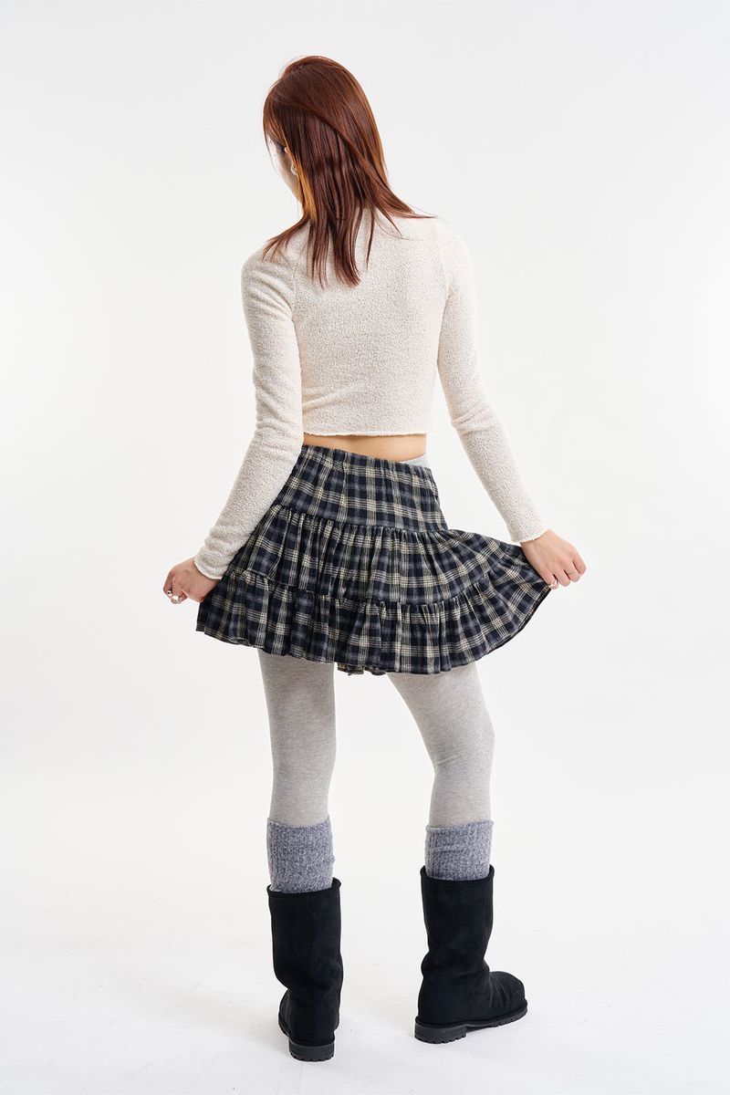 Mila fuzzy knit turtleneck top