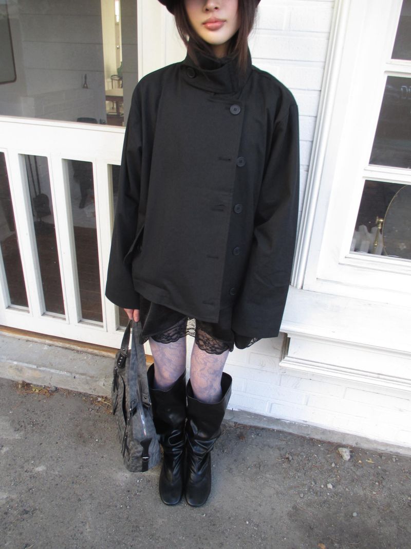 high-neck button jk
