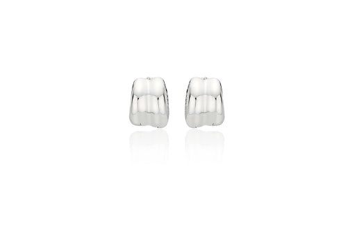 26SS★ Subni Flow Silver One-Touch Earrings S
